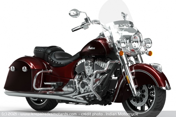 Indian Springfield - Maroon Metallic et Crimson Metallic