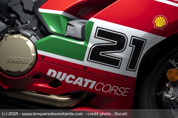 La livrée spéciale de la Ducati Panigale V2 Bayliss