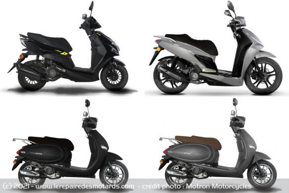 Scooters Motron Breezy, Ventura et Ideo 50/125 Scooters Motron Breezy, Ventura et Ideo 50/125