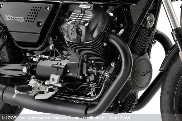 Les V9 héritent du même twin de 850 cm3 que celui présenté sur les V7