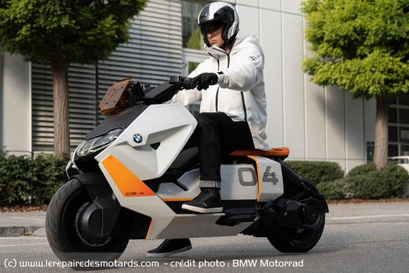Le concept CE 04 définie la tendance des futurs 2-roues urbain de BMW Le concept CE 04 définie la tendance des futurs 2-roues urbain de BMW