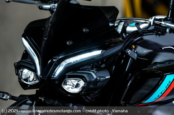 La nouvelle face avant de la MT-10