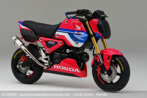 La version HRC de la MSX Grom présentée par Honda La version HRC de la MSX Grom présentée par Honda