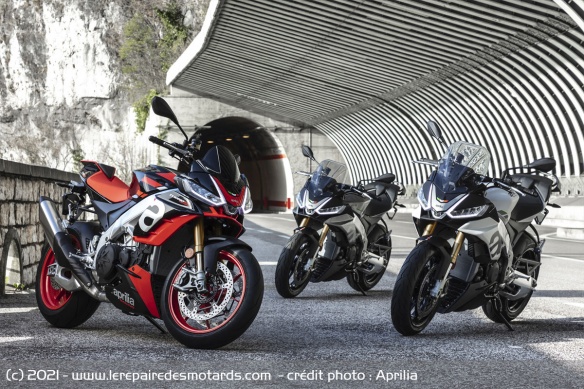Roadsters Aprilia Tuono V4 et Factory 2021 Roadsters Aprilia Tuono V4 et Factory 2021