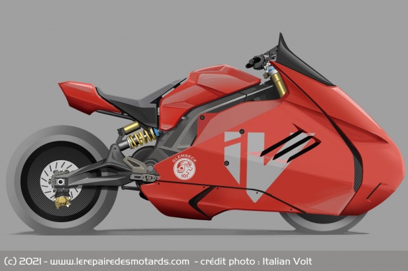L'Italian Volt Lacama en version carénée L'Italian Volt Lacama en version carénée