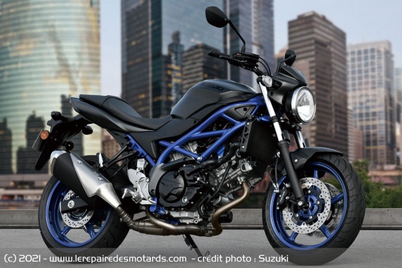 Le V-Twin de la SV atteint désormais ses 64 Nm de couple à 6.800 tr/min