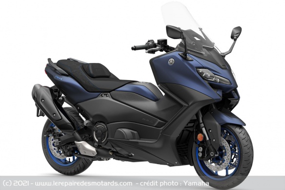 Yamaha TMAX icon blue