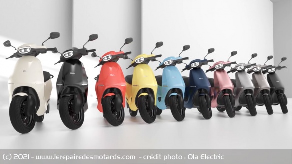 Les Ola S1 et S1 Pro sont déclinés dans 10 coloris Les Ola S1 et S1 Pro sont déclinés dans 10 coloris
