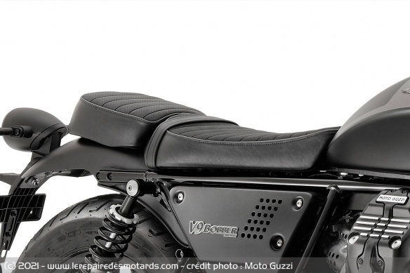 La Bobber s'offre au passage de nouveaux équipement, à l'image de sa selle