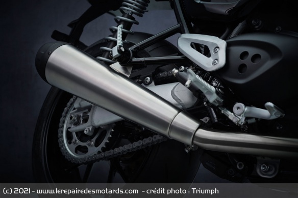 Silencieux de la Triumph Speed Twin