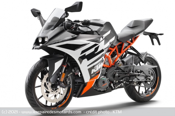 La KTM RC 390 du millésime 2020