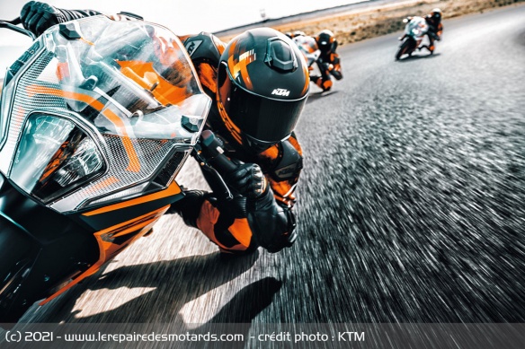 La KTM RC 390 sera disponible en mars 2022