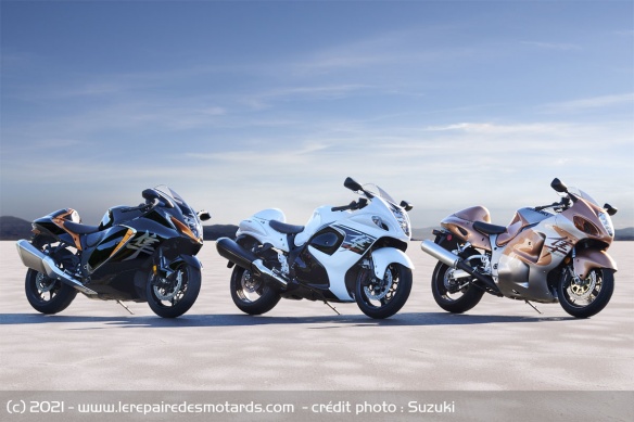 Les trois générations de Suzuki Hayabusa Les trois générations de Suzuki Hayabusa