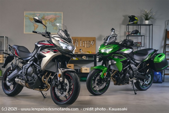 La Versys 650 ajuste son style sur celui de la 1000 pour 2022 La Versys 650 ajuste son style sur celui de la 1000 pour 2022
