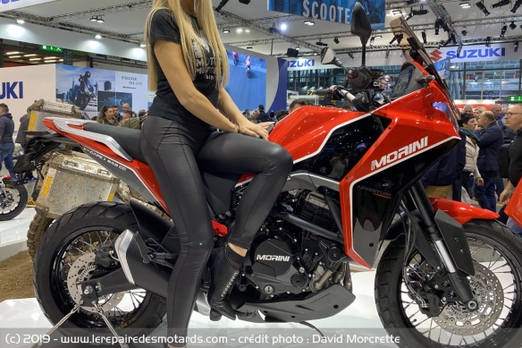 Le trail X-Cape lors de l'EICMA 2019