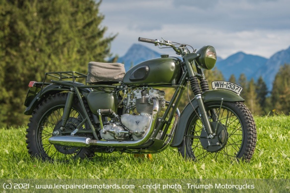 La Triumph TR6 de La Grande Evasion