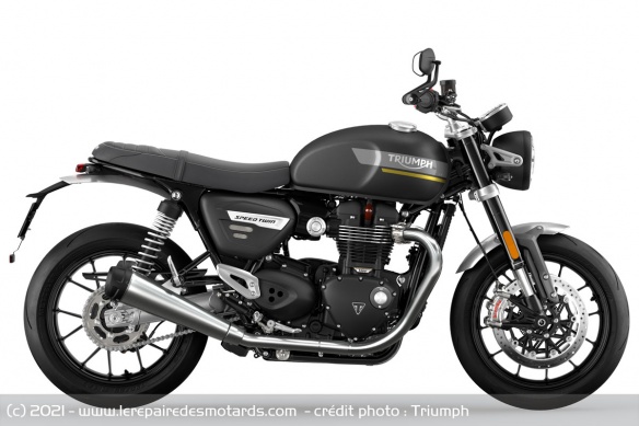 Triumph Speed Twin Matt Storm Grey
