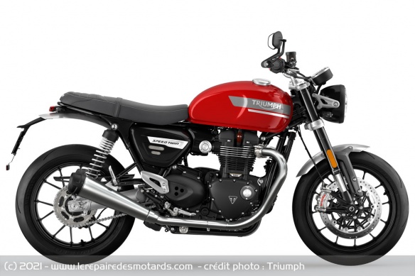Triumph Speed Twin Red Hopper