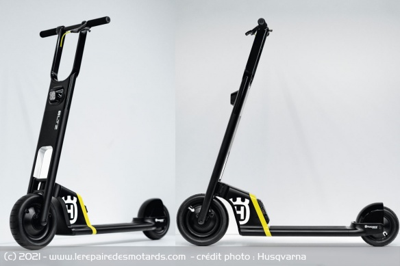 Le concept de trottinette électrique Husqvarna BLTZ