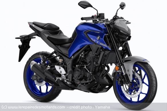 L'actuelle Yamaha MT-03 L'actuelle Yamaha MT-03