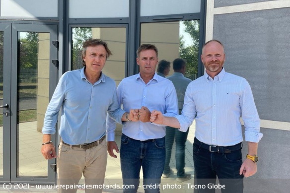 Fabrice Chrétien, Jarkko Ammala et Dennis Becker