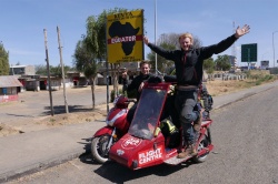55.000 km en scooter et sidecar