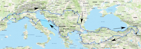 Le roadtrip de 14.000 km traversera 13 pays Le roadtrip de 14.000 km traversera 13 pays