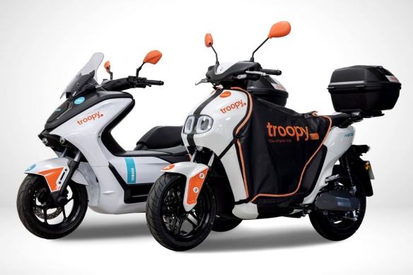 Les scooters Yamaha en partage avec Troopy