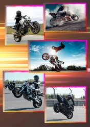 Un stage de stunt spécial motardes