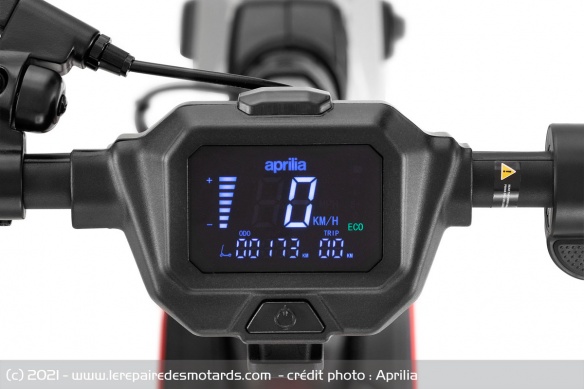 L'eSR1 est dotée d'un petit compteur LCD