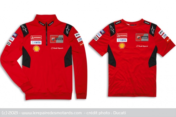 Swetashirt et polo Ducati Team GP Replica 21 Swetashirt et polo Ducati Team GP Replica 21