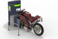 Une borne recharge antivol moto