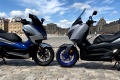 Comparo scooters Yamaha XMax Honda Forza 125