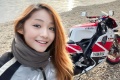 Une motarde japonaise star net
