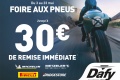 Promo 30 euros remise pneus moto