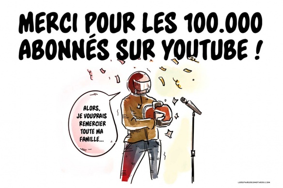 100.000 abonnés sur Youtube