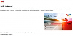 Arnaque aux bons carburant sur Facebook