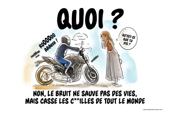 Non, un pot non homologué ne sauve pas les motards