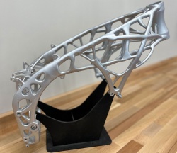 Un treillis en acier imprimé en 3D - Crédit photo : Universidad Nebrija