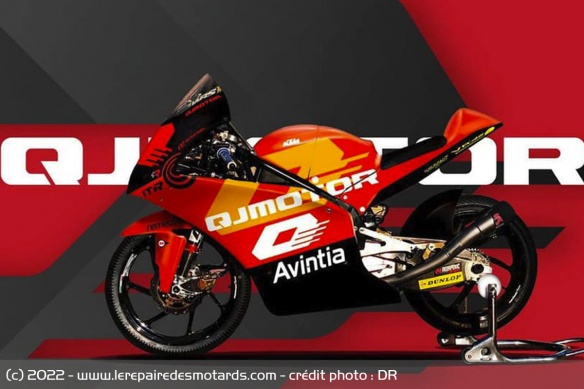 La KTM 'QJ Motor' du team Avintia La KTM 'QJ Motor' du team Avintia