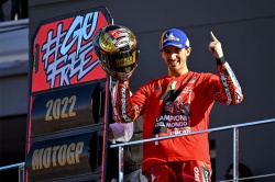 Bagnaia Champion du Monde MotoGP - Crédit photo : Ducati
