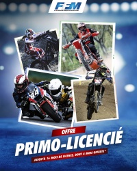Jusqu'à 4 mois offerts sur la licence moto FFM