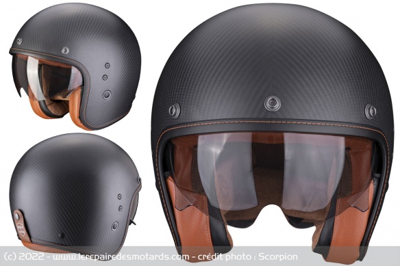 Casque jet Scorpion Belfast Evo Carbon Casque jet Scorpion Belfast Evo Carbon