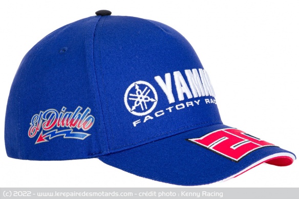 Casquette Yamaha Factory Fabio Quartararo Casquette Yamaha Factory Fabio Quartararo