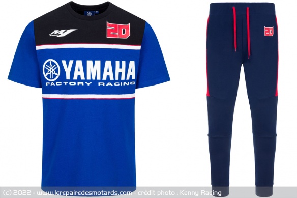 T-shirt et jogging Yamaha Factory Fabio Quartararo T-shirt et jogging Yamaha Factory Fabio Quartararo