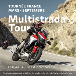 Essais des motos V4 S avec le Ducati Multistrada Tour