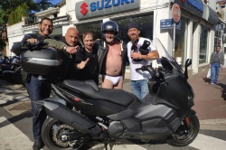 Bigard et Luc Motos au cinéma - Crédit : Luc Motos