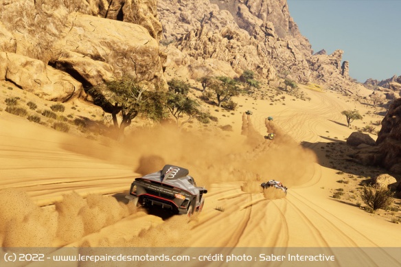 Dakar Desert Rally nous plonge dans les paysages d'Arabie Saoudite vus sur les trois dernières éditions du rallye raid Dakar Desert Rally nous plonge dans les paysages d'Arabie Saoudite vus sur les trois dernières éditions du rallye raid