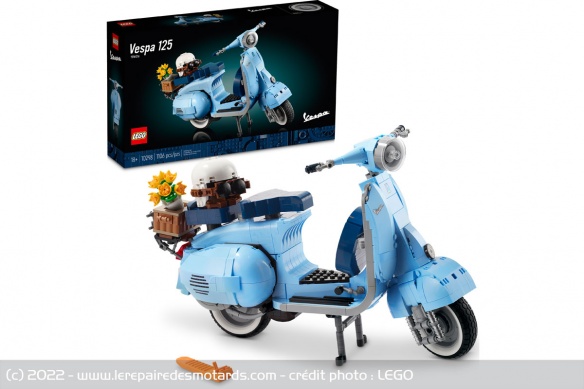 Le Lego Vespa 125 est vendu 99,99 euros Le Lego Vespa 125 est vendu 99,99 euros