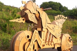 Des motos en carton... roulantes